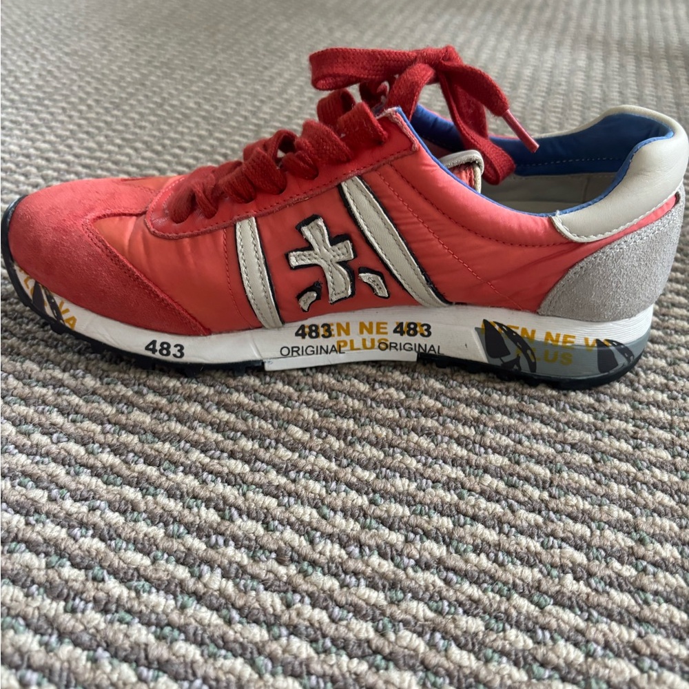 Premiata Red and White Women’s Sneakers - Picture 8 of 8